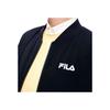 Fila Logo Print Loose Baseball Collar Woven Jacket Men Jacket Legendary-Blue F11M238706F-NV