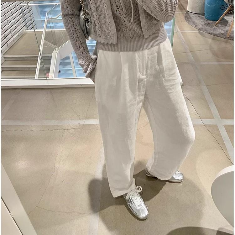 Su Yinyin's gleiche Retro-Leinen-Deutsche Trainingsschuhe Damen Rundkopf Schnürung Vielseitige Lässige Sportschuhe Flacher Forrest Gump Schuh Board