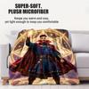 Marvel Iron Man  Captain America Inspired Soft Plush Blanket Breathable SkinFriendly Bed Sofa Camping Movie Night Decor Gift