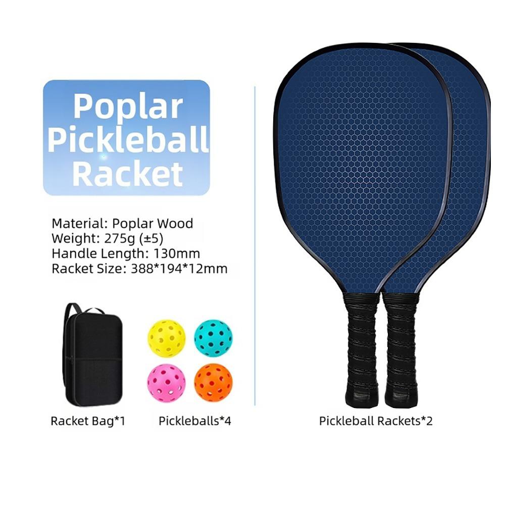 With Carry Bag Pickleball Racket Lightweight Pickleball Paddle Set Pickleball Set School Club