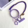 Color-Blocking Lanyard with Star Bell Pendant for Tupperware Bottle, Insulated Mug Handle, or Coffee Cup