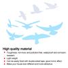 Bird Shape Mirror Wall Sticker   Wall Decals for Living Room Bedroom Decoration
