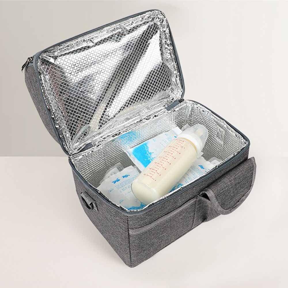 Thermal Lunch Bag Waterproof Cooler Pack Portable Mommy Bag  Office