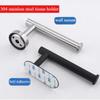 1pc Stainless Steel Paper Towel Holder No Punch Wall Mount Paper Roll Shelving Toilet Home Bathroom Kitchen Organizer