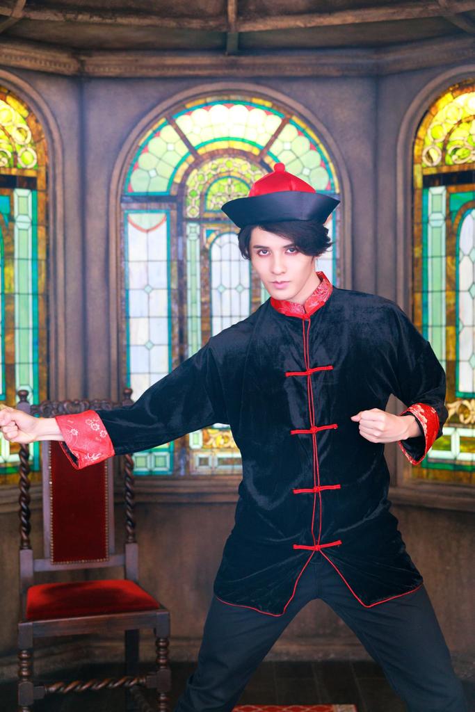 Clearstone Halloween Chinese Kung Fu Cosplay Costume, Unisex, Black