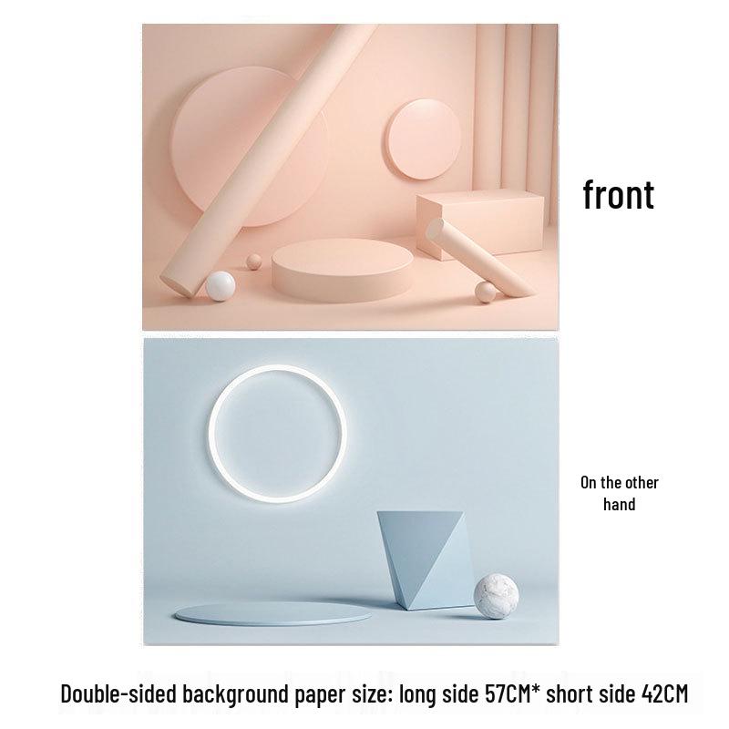 Double-Sided 3D Photo Backdrop for Food Photography and Still Life Props