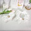 [KIMnyang_deng] White Chiffon Lace Ribbon Puppy, Cat Cape Photo Props