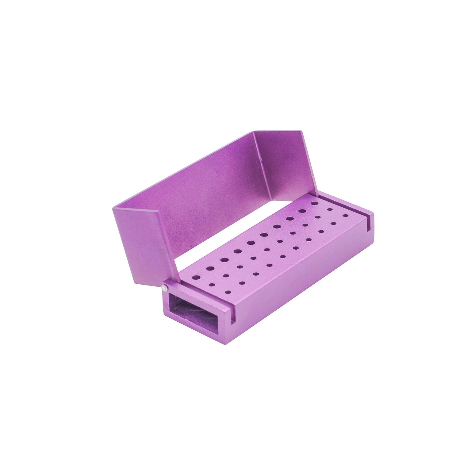

Dental Burs Drill Disinfection Block Fg Bur Sterilization Holder Autoclavable Aluminium 15/30 Holes Dentistry Materials