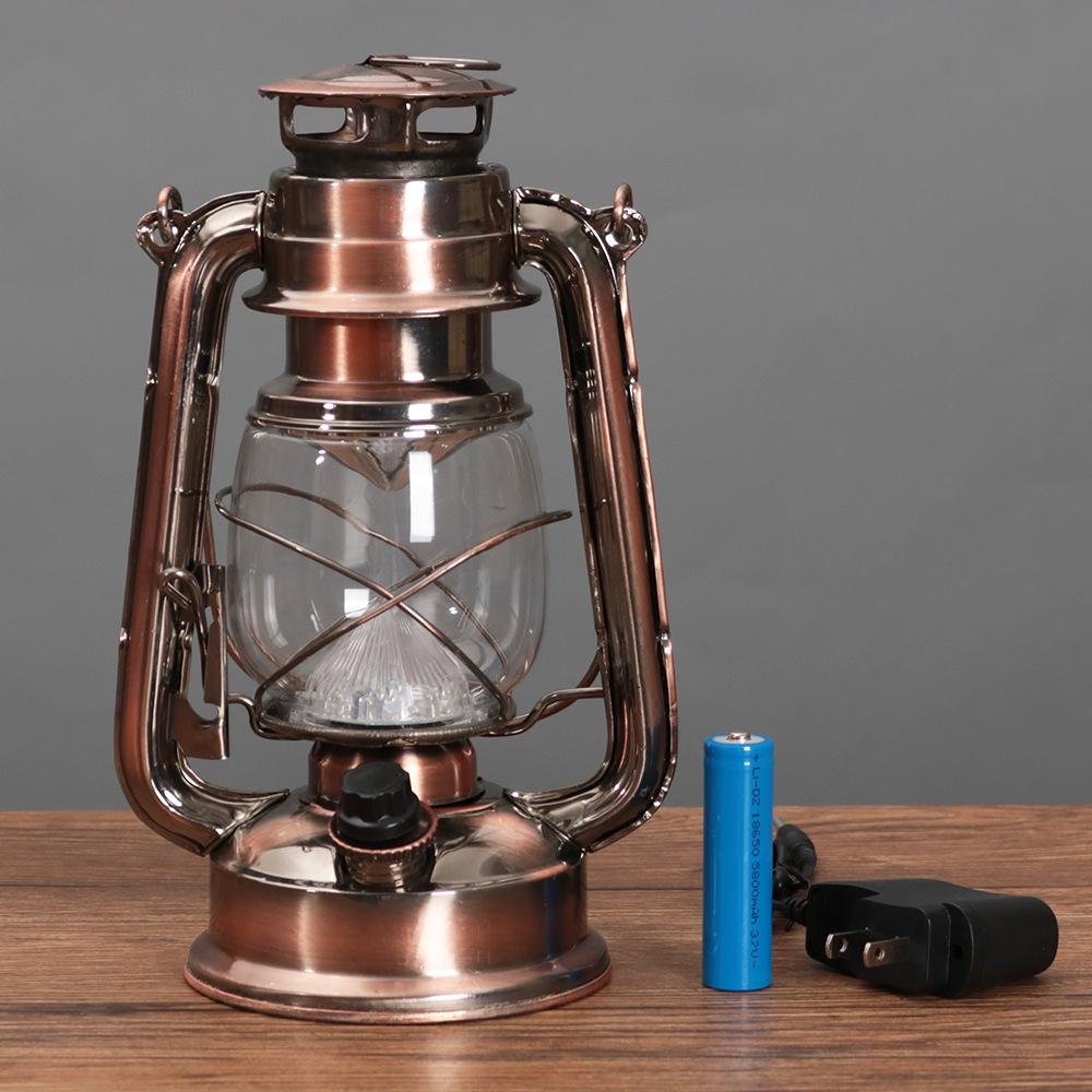 Retro LED Kerosene-Style Outdoor Camping Lantern