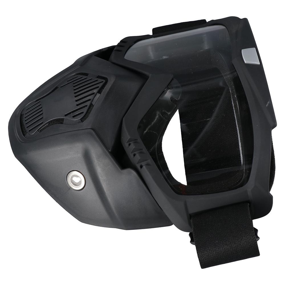 

Защитная маска для лица Фильтр для рта Защитные очки Противогаз Химический респиратор Очки