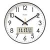 Mute Wall Clock With Calendar Display Living Room Decoration Clock For Living Room Silent Wall Clock