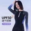 Womens Full Coverage Rash Guard Set Long Sleeve Pants UPF 50 Quick Dry Swimwear Surfing Diving Swimming