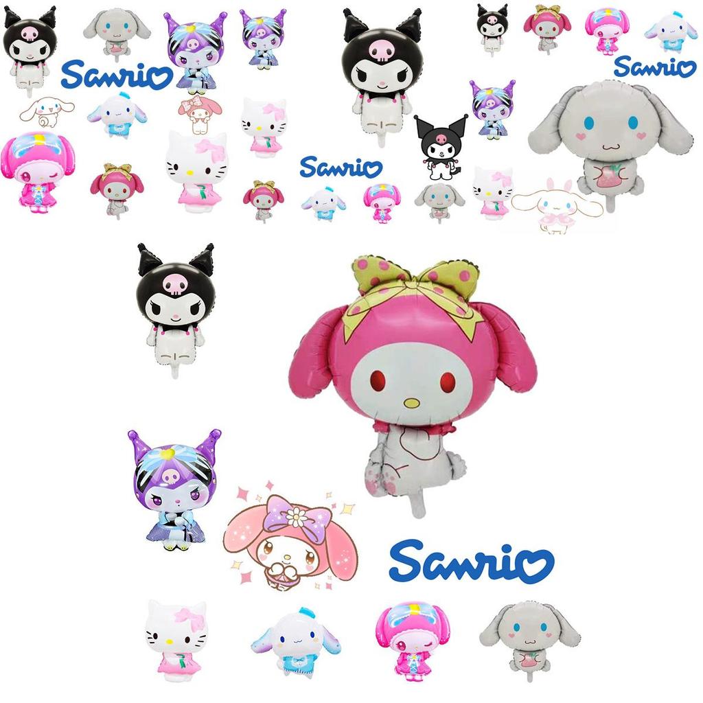 Colorful Sanrio Character Aluminum Foil Balloons For Kids' Birthday Party Decorations Unique And Magical!