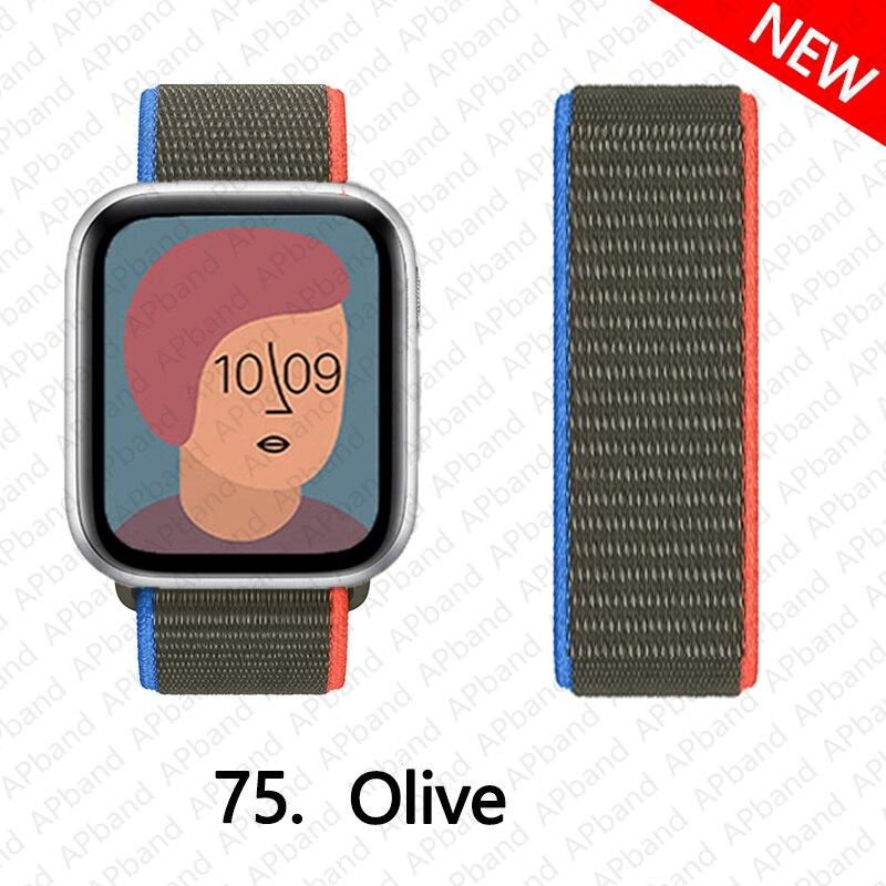 Nylon Band Voor Apple horlogeband 44mm 40mm 42mm 38mm 41mm 45mm 41 45 smartwatch polsband riem lus armband iWatch 3 4 5 se 6 7