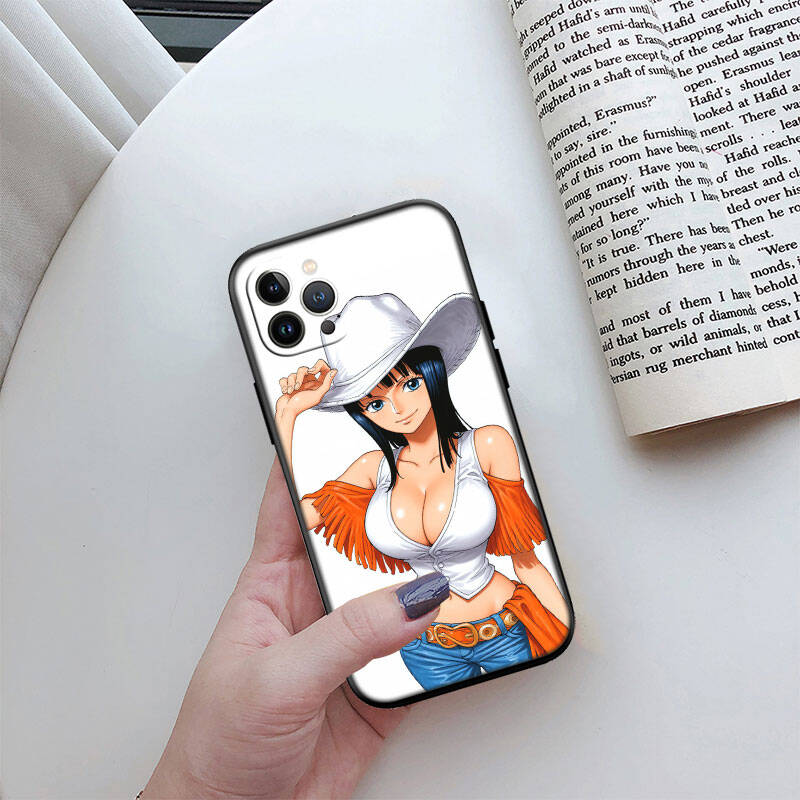 MH121 One Piece Nico Robin Phone Shell Case for Redmi Note 12 12S 12C 13 13C 13R 14 14S 14R 14C Pro Max Plus A3 A3X A4 A5 11A 13X