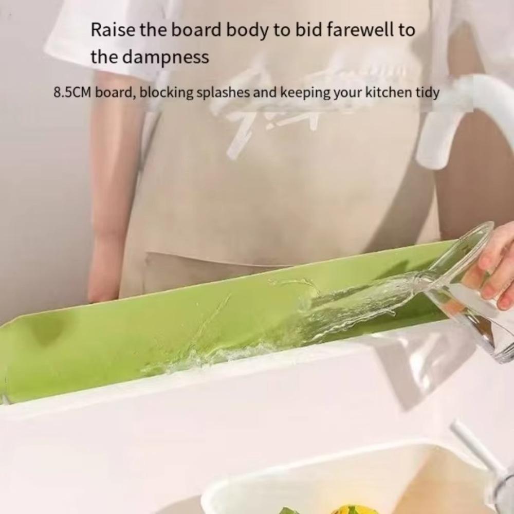 1/2pcs with Suction Cup Pool Sink Baffle Splash Guard Oil-Proof Waterproof Screen  Kitchen Gadget