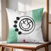 Famous Punk Band BBLINK Cushion Cover Natural Linen Organic Fabric DoubleSided Printing Couch Pillow Covers Home Decor