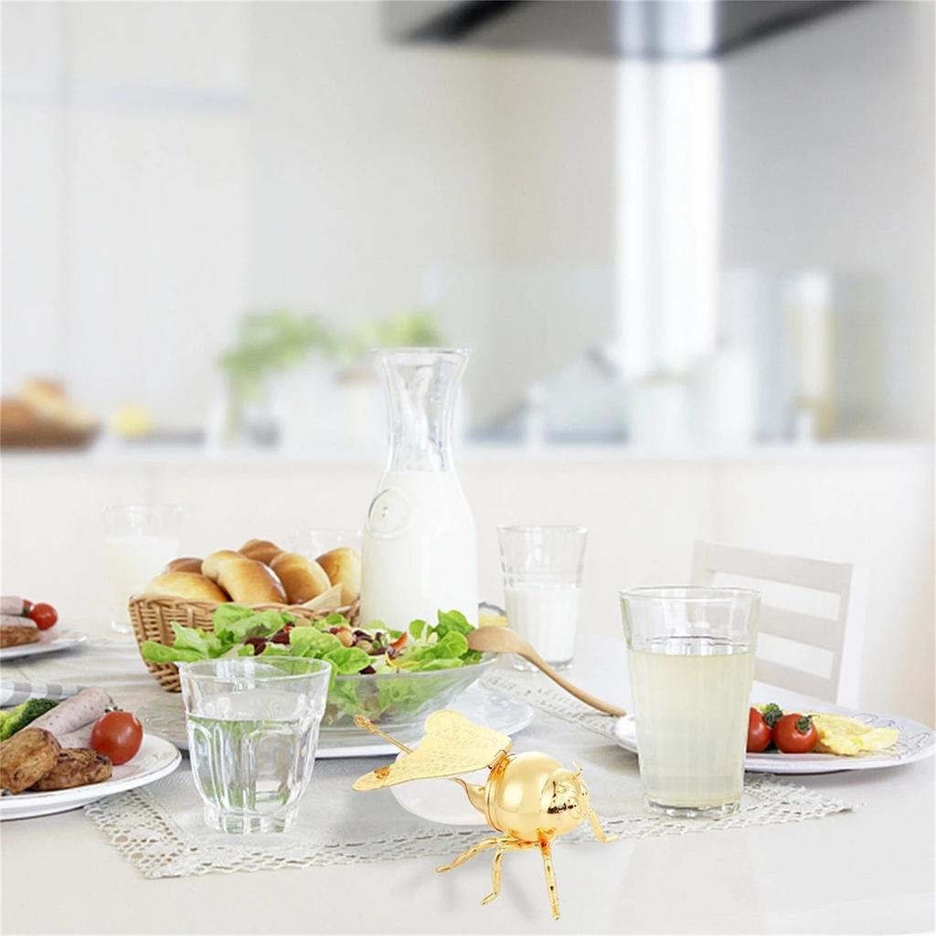 Luxury Honey Jar With Spoon Home Kitchen Container Table Ornaments Creative Honey Seasoning Storage Pot