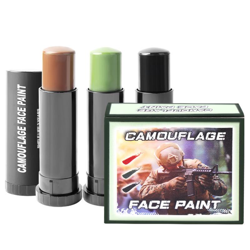 Three-Tube Outdoor Tactical Camouflage Oil Paint Pack