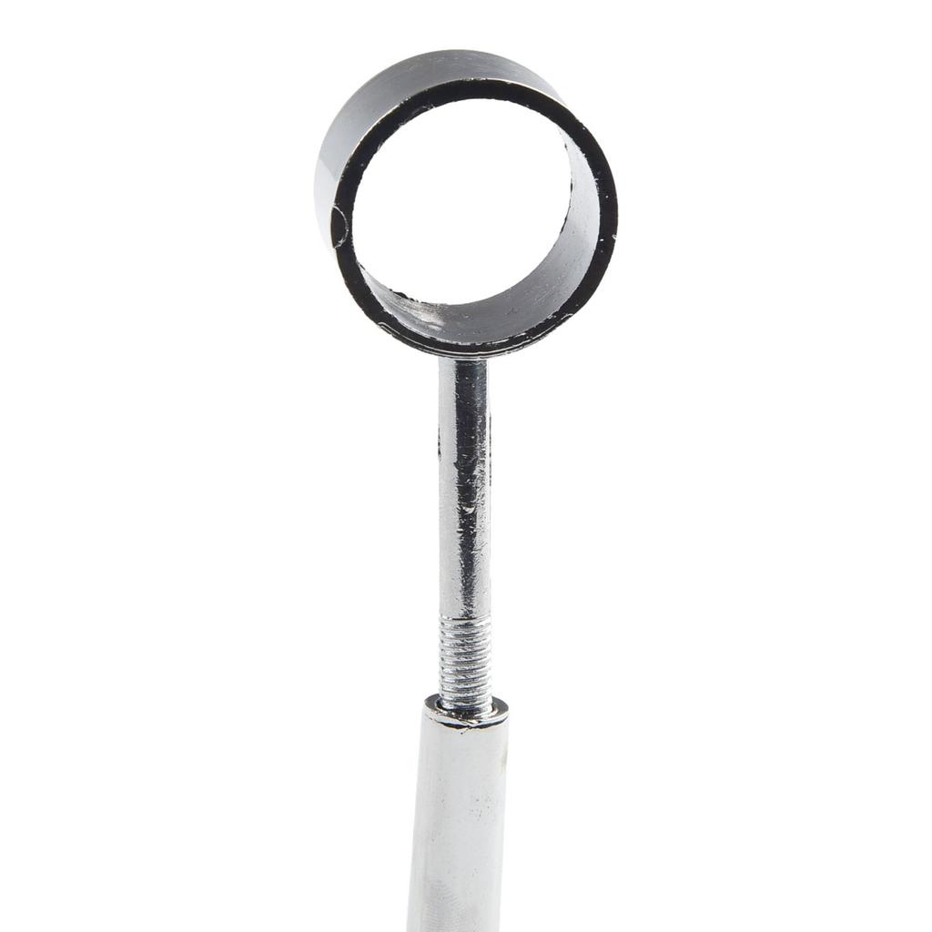 1 X Adjustable Centre Support Bracket For Wardrobe Rail Rod Socket, 25mm Dia Zinc Alloy Material, Bright Finish