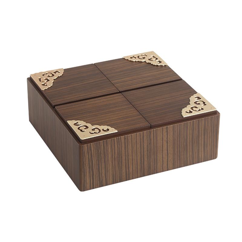 

Good-Walnut Wooden Storage Box Jewelry Box Manual Simplicity Bedroom Jewelry Organizer Living Room Desktop Container