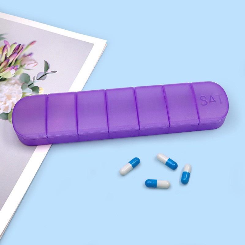 Caixa de Armazenamento de Medicamentos de Plástico à Prova de Pó de Grande Capacidade