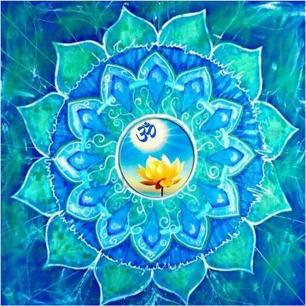 Round Diamond 5D Diamond Painting Mandala Kaleidoscope Full Diamond Embroidered Mosaic Home Decoration Christmas Gift