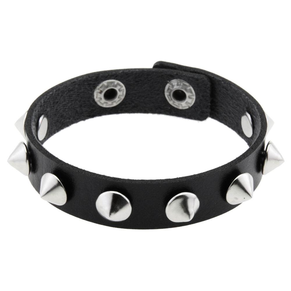 Round Square PU Leather Gothic Skeleton Skull Punk Rivet Star Bracelet Chains Retro Bangle Bracelet Jewelry Christmas Gift 2025
