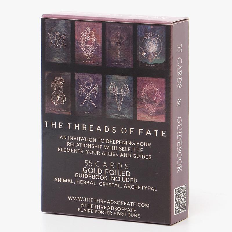Threads of Fate Shadow Edition Oracle Cards English A 55 Oracle deck Divination Entertainment board games tarot playing cards