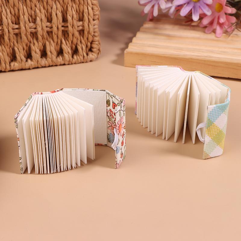 Mini Tragbares Handgemachtes Stoff Mittelgrob Aquarellbuch Handbuch Notizblock Skizzenbücher Studenten Kunstbedarf