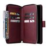 For Samsung Galaxy A37 5G Case Zipper Pocket 9 Card Slots PU Leather Phone Cover with Hand Strap