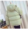 Winter Women's Cute Hooded Cotton-padded Jacket Women's Short Solid Color Bread Coat Student Cotton-padded Jacket