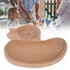Wooden Cute Plate Divided Dish Bowl Food Serving Tray for Kid ChildrenDuck