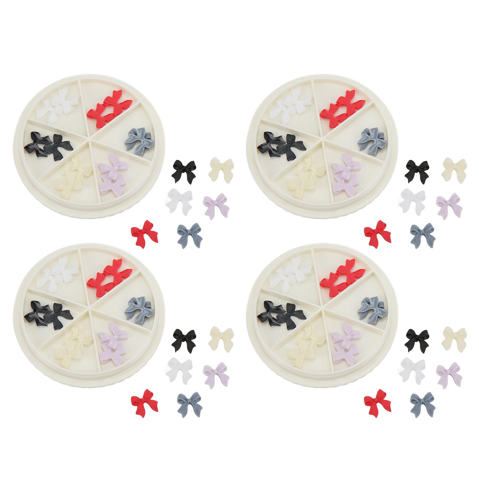 

72pcs Hair Bows Durable Plastic Colorful Cute DIY Accessories for Girl Crafts Lover