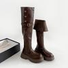 Fashion Autumn Winter Platform Thick Bottom Women Long Boots Fashion Female Casual Over The Knee High Booties
