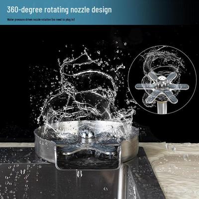 Stainless Steel High-Pressure Automatic Coffee Cup Washer Faucet