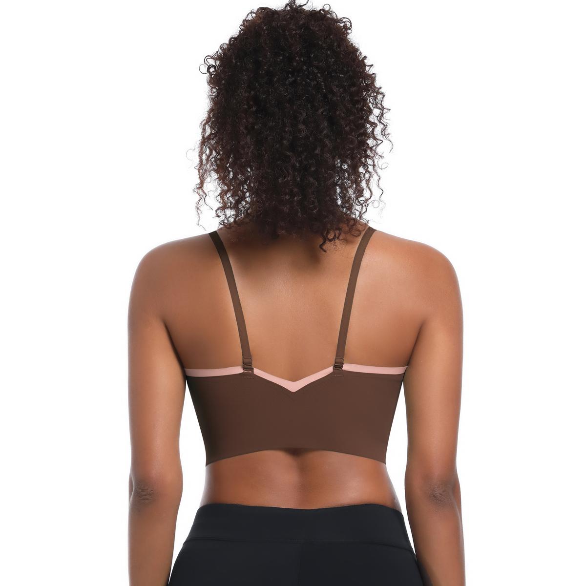 Nessaj Женский Спортивный Йога Бюстгальтер Высокопрочный Фитнес Жилет Быстросохнущий — фото 16