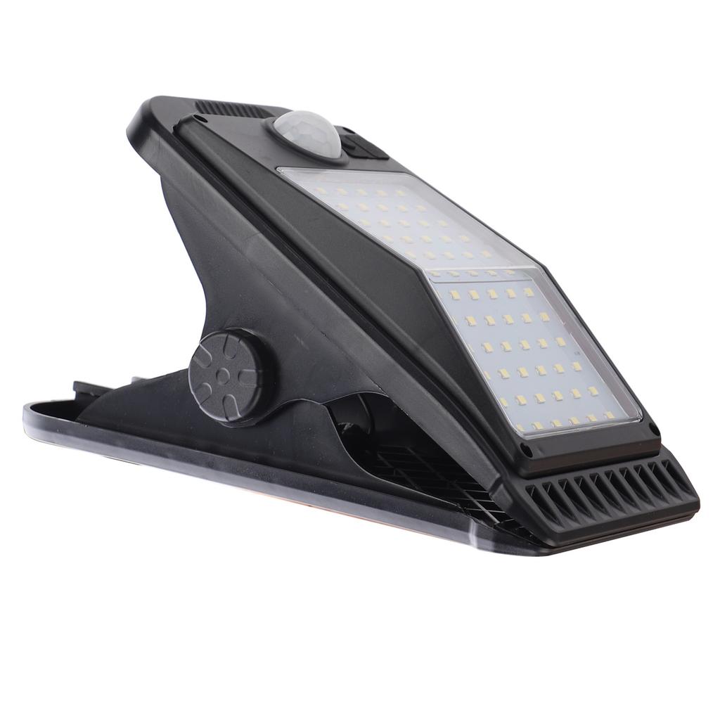 Clip On Solar Motion Light 72 LED Beads IP65 Waterproof Portable Solar Lamps for Garden Yard Outdoor Warm Light