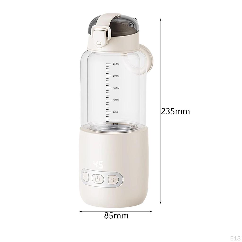 Portable Bottle Warmer Baby Electric Kettle Milk USB Rechargeable Shopping Outdoors
