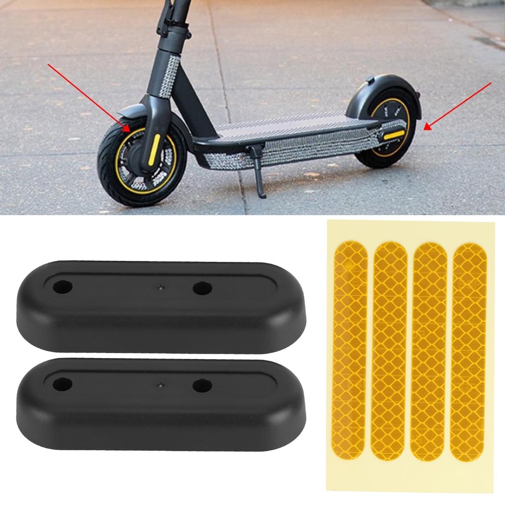 Rear Fork Decorative Cover Reflective Sticker Fit for Ninebot MAX G30 Electric ScooterYellow