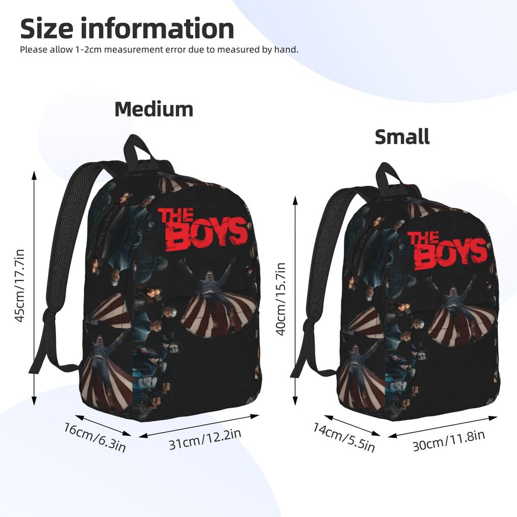 The B-Boys TV Series Fashion Backpack Lightweight Student Hiking Travel  Daypack for Men Women Laptop Computer Canvas Bags