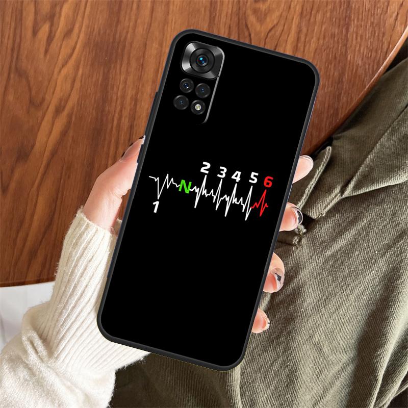 1N23456 Motorcycle Case For Xiaomi Redmi Note 14 Pro 13 12 11 10 15 Pro Plus Redmi 15 C 13 10C 12C 13C 14C Cover