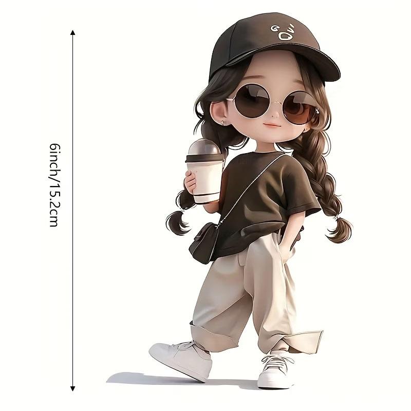Creative And Cute Car Sticker Body Scratch Cover Car Window Decoration Waterproof Car Sticker Car Decorative Stickers