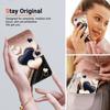 Handmade PU Leather Flip Case for Samsung A22 5G/A22s 5G (SM-A226B/A226L)- Anti-Slip Shockproof Cover with Wrist Strap & Heart/Rose Cat Designs