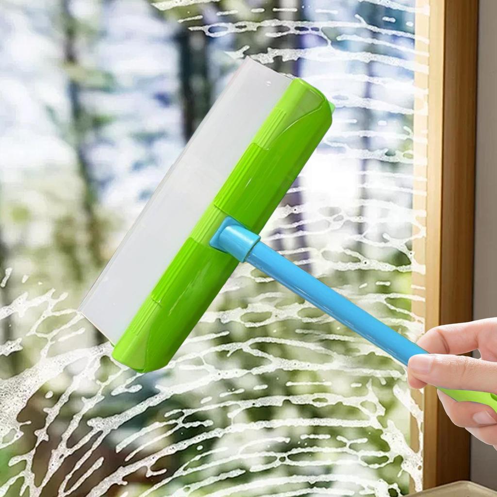 Silicone Shower Squeegee, Mirror Cleaner Window Scraper for Bathroom Kitchen Floors Wall Home Indoor Windshields Cleaning