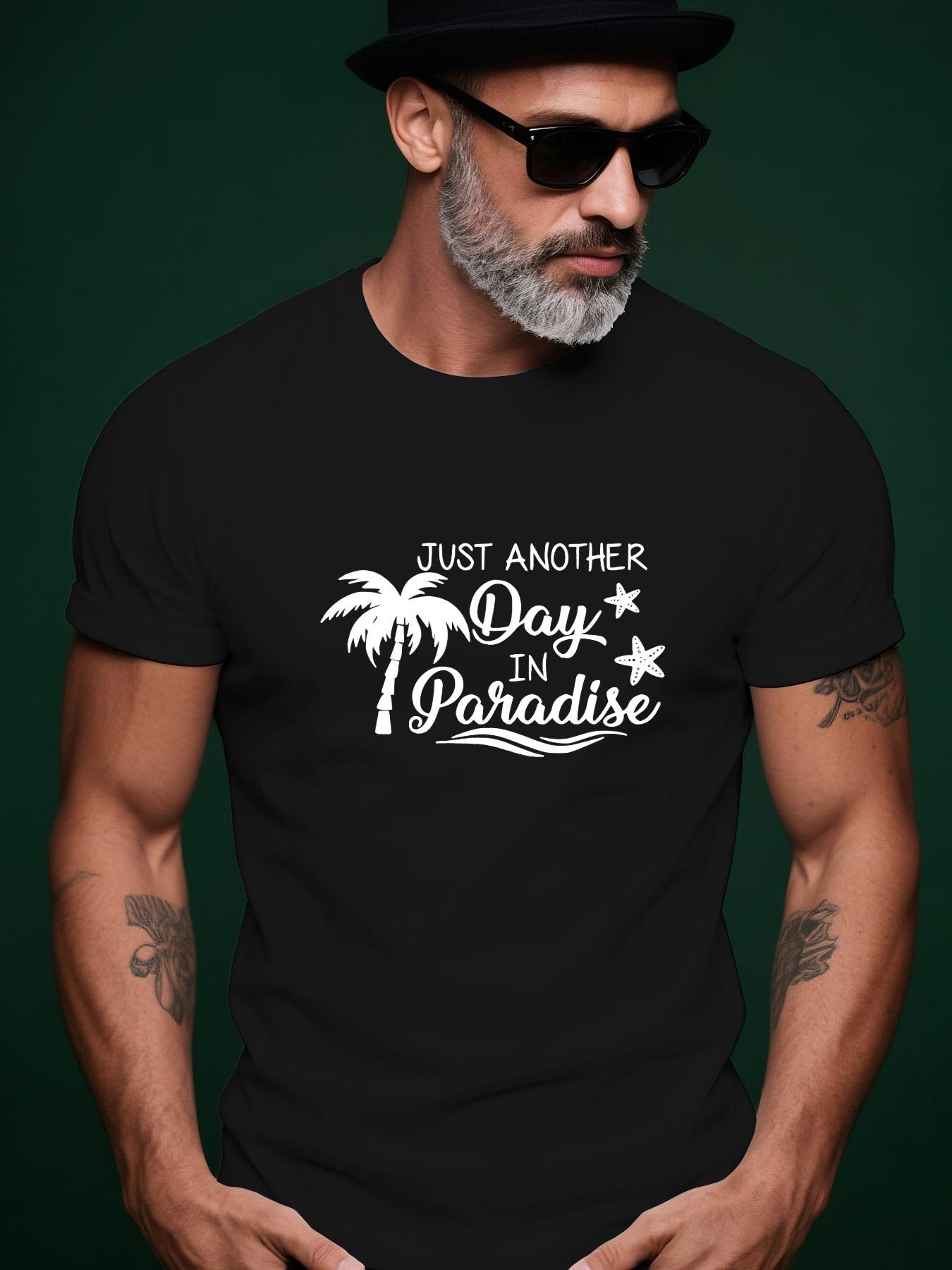 Coconut Tree Paradise Trendy Streetwear Summer Casual Rou... S