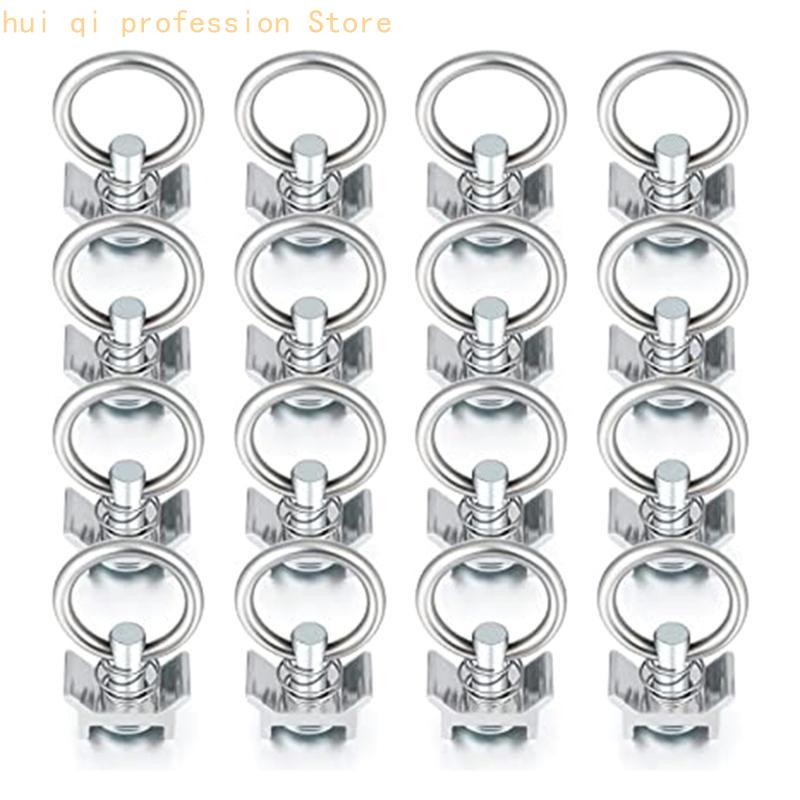 Stainless Steel Track Fitting L-Track Single Fitting with O-Ring for Create Tie-Down Anchors Points H8WE