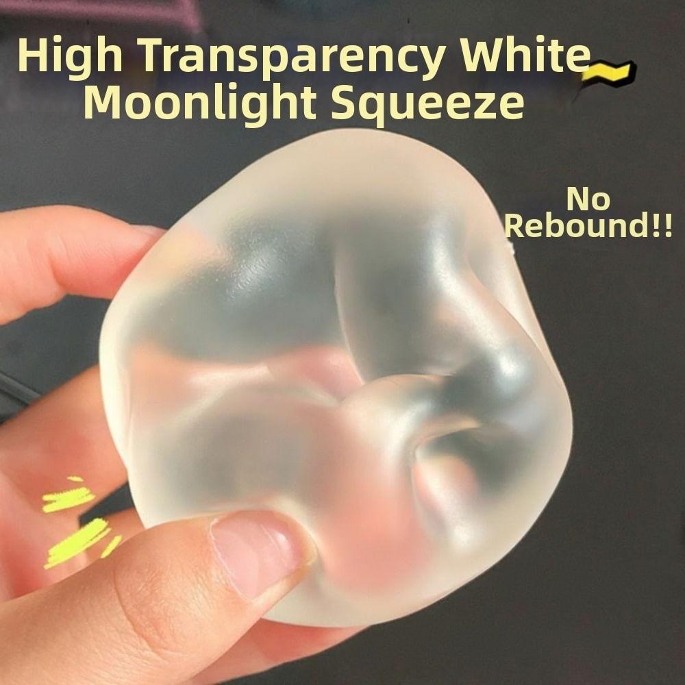 Soft Coconut Oil Stress Ball Stress Relief Decompression Pinch Toy  For Kids Adults