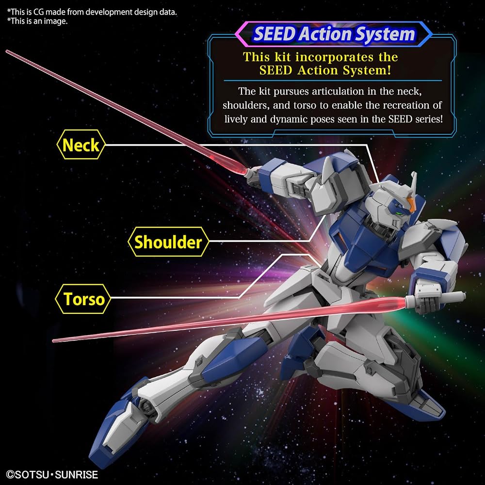 HG Mobile Suit Gundam SEED FREEDOM Duel Blitz Gundam 1/144 scale color coded plastic model
