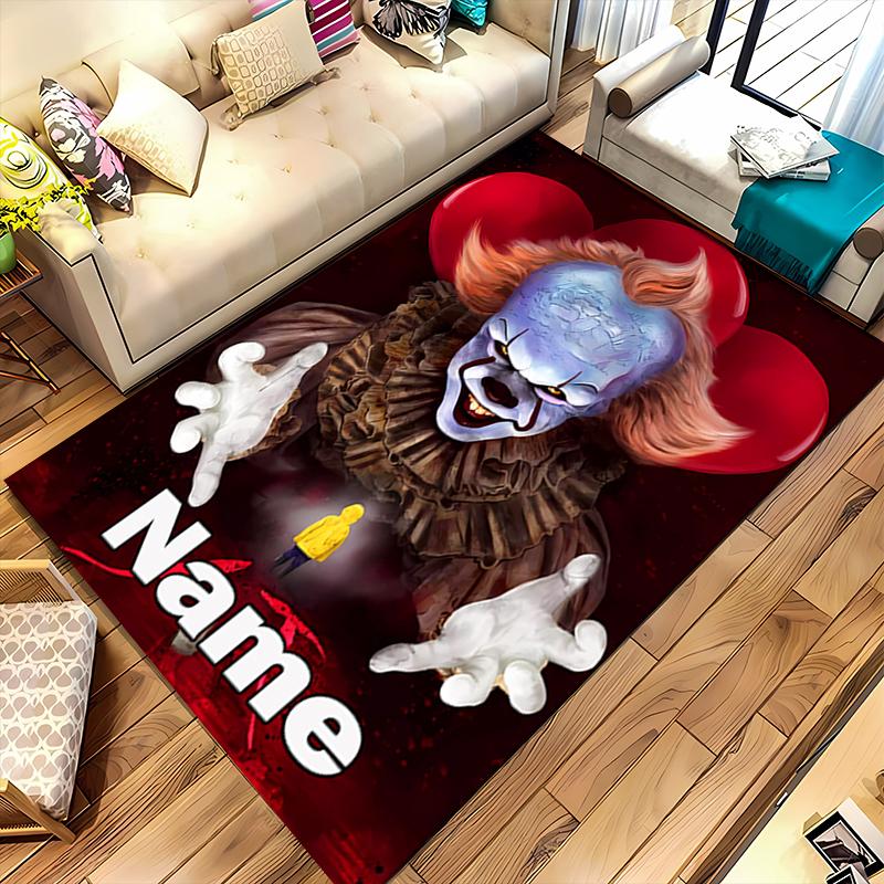 Custom personalization Pennywise the Dancing Clown Area Rug - Perfect For Kitchen, Bathroom,Laundry Room Decor Large Size Available,Gift All Seasons
